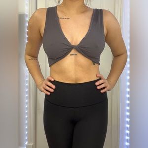 GARAGE twist front crop top